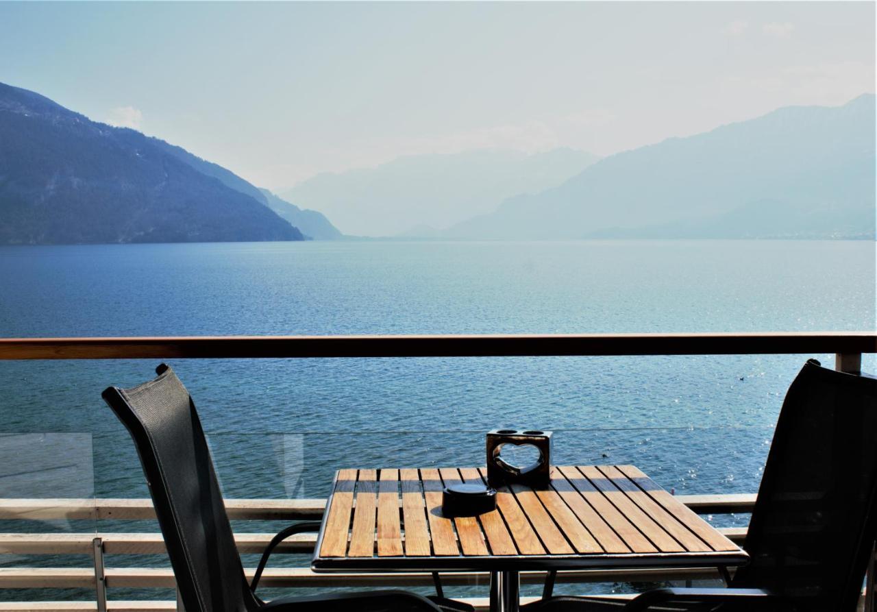 Strandhotel Seeblick Faulensee Exterior foto
