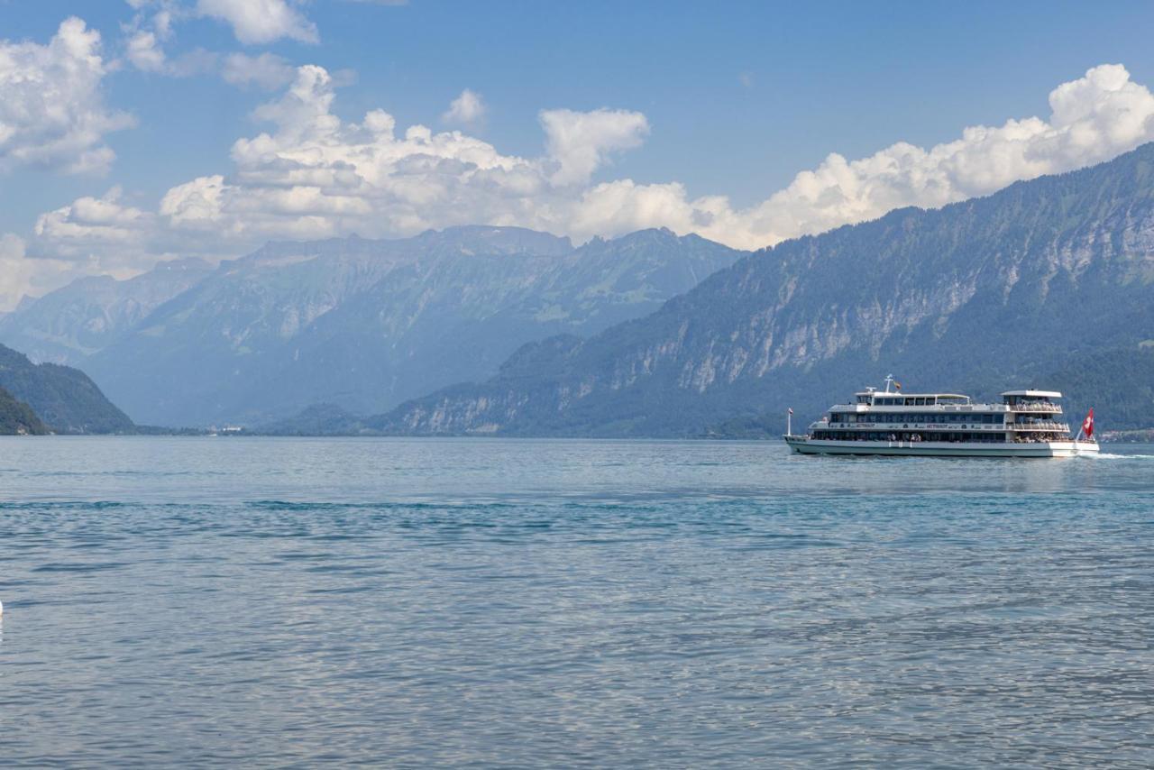Strandhotel Seeblick Faulensee Exterior foto