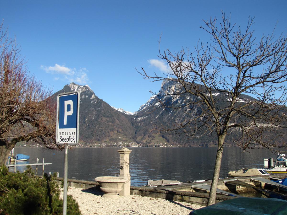 Strandhotel Seeblick Faulensee Exterior foto