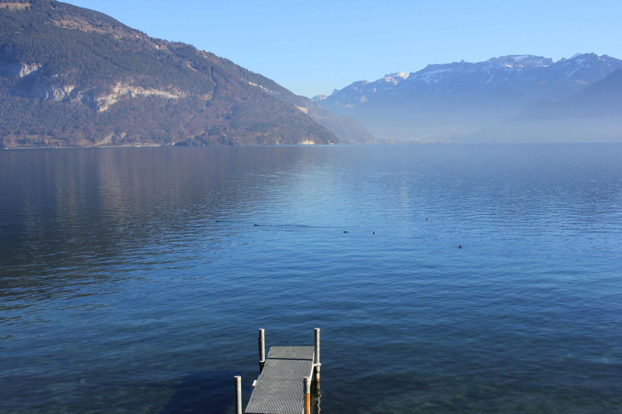 Strandhotel Seeblick Faulensee Exterior foto